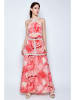 Tarifa Jurk rood/lichtroze/wit