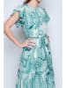 Tarifa Jurk turquoise/wit