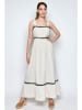 Tarifa Kleid in Creme
