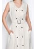 Tarifa Kleid in Creme