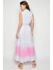 Tarifa Kleid in Weiß/ Rosa