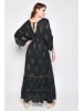 Tarifa Kleid in Schwarz/ Gold