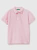 Benetton Poloshirt in Rosa