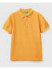 Benetton Koszulka polo w kolorze pomarańczowym