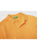 Benetton Koszulka polo w kolorze pomarańczowym