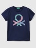 Benetton Shirt in Dunkelblau