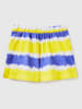 Benetton Shorts in Gelb/ Blau