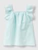 Benetton Linnen top turquoise