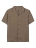 Herrlicher Linnen blouse lichtbruin