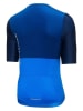 Protective Fahrradtrikot "Blue Velvet" in Dunkelblau/ Blau