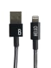 Design Letters Lightning-Kabel ''B'' in Schwarz - (L)100 cm