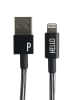 Design Letters Lightning-kabel "P" zwart - (L)100 cm
