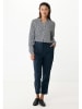 Mexx Blouse wit/donkerblauw