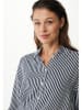 Mexx Blouse wit/donkerblauw