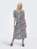 ONLY Kleid "Halia" in Dunkelblau/ Weiß