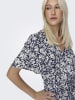 ONLY Kleid "Halia" in Dunkelblau/ Weiß