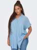ONLY Carmakoma Blouse "Penna" lichtblauw