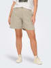 ONLY Carmakoma Shorts "Coco" in Beige