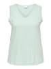 ONLY Carmakoma Top "Lila" in Türkis