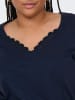ONLY Carmakoma Jurk "Lila" donkerblauw