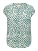 ONLY Carmakoma Shirt "Hilla" beige/turquoise