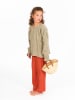 Sense Organics Bluzka "Loba" w kolorze khaki