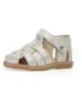 Naturino Leder-Halbsandalen "Zaffiro" in Silber