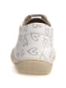 Naturino Leder-Lauflernschuhe "Cocoon" in Weiß/ Silber
