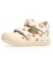 Naturino Leder-Halbsandalen "Puffy" in Creme