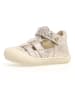 Naturino Leder-Halbsandalen "Bede" in Creme/ Silber