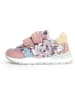 Naturino Leder-Sneakers "Quelly" in Rosa/ Weiß/ Gelb