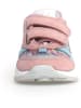 Naturino Leder-Sneakers "Quelly" in Rosa/ Weiß/ Gelb
