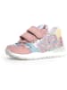 Naturino Leder-Sneakers "Quelly" in Rosa/ Weiß/ Gelb