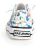 Naturino Sneakersy "Ayasy" w kolorze białym ze wzorem