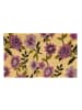 Hamat Kokosdeurmat "Ruco" paars/beige - (L)45 x (B)75 cm