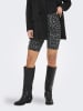 JDY Short zwart/zilverkleurig