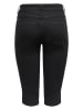 JDY Jeans-Caprihose  in Schwarz
