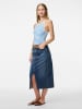 Pieces Top "Jane" in Blau/Weiß