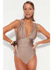 trendyol Badeanzug in Beige
