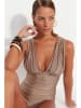 trendyol Badeanzug in Beige