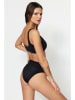 trendyol Bikini w kolorze czarnym ze wzorem