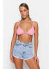 trendyol Jeans-Shorts in Blau