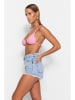 trendyol Jeans-Shorts in Blau