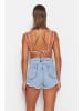 trendyol Jeans-Shorts in Blau