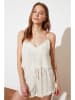 trendyol Pyjama crème/groen