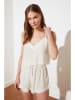 trendyol Pyjama crème/groen