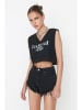 trendyol Jeans-Shorts in Schwarz