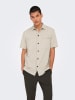 ONLY & SONS Hemd "Kodyl" in Beige
