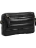 Burkely Leder-Umhängetasche in Schwarz - (B)20 x (H)13 x (T)4 cm