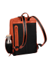 Burkely Leder-Rucksack in Orange - (B)30 x (H)42 x (T)13 cm
